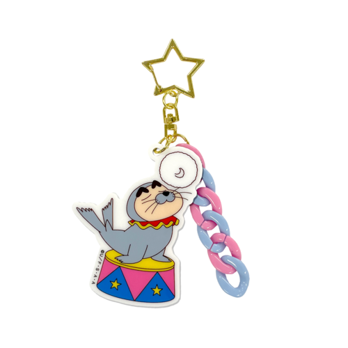 クレヨンしんちゃん アクリルキーホルダー シルクドカスカベ アシカ